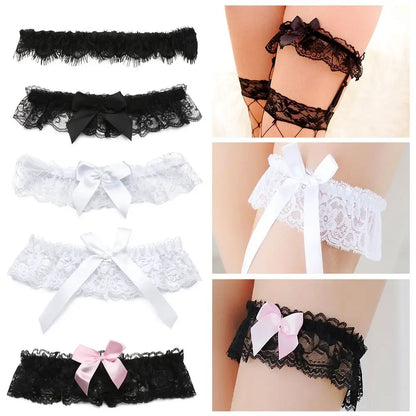 Sexy Lace Elastic Leg Ring Cosplay Party Accessories