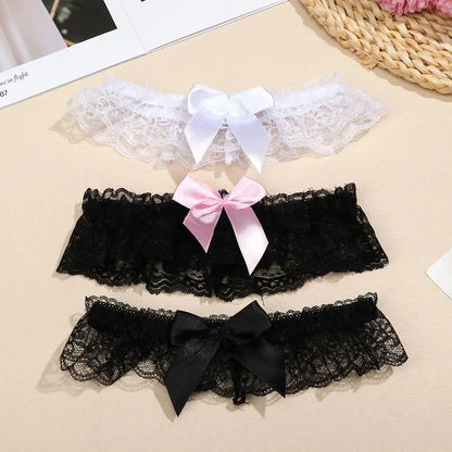 Sexy Lace Elastic Leg Ring Cosplay Party Accessories