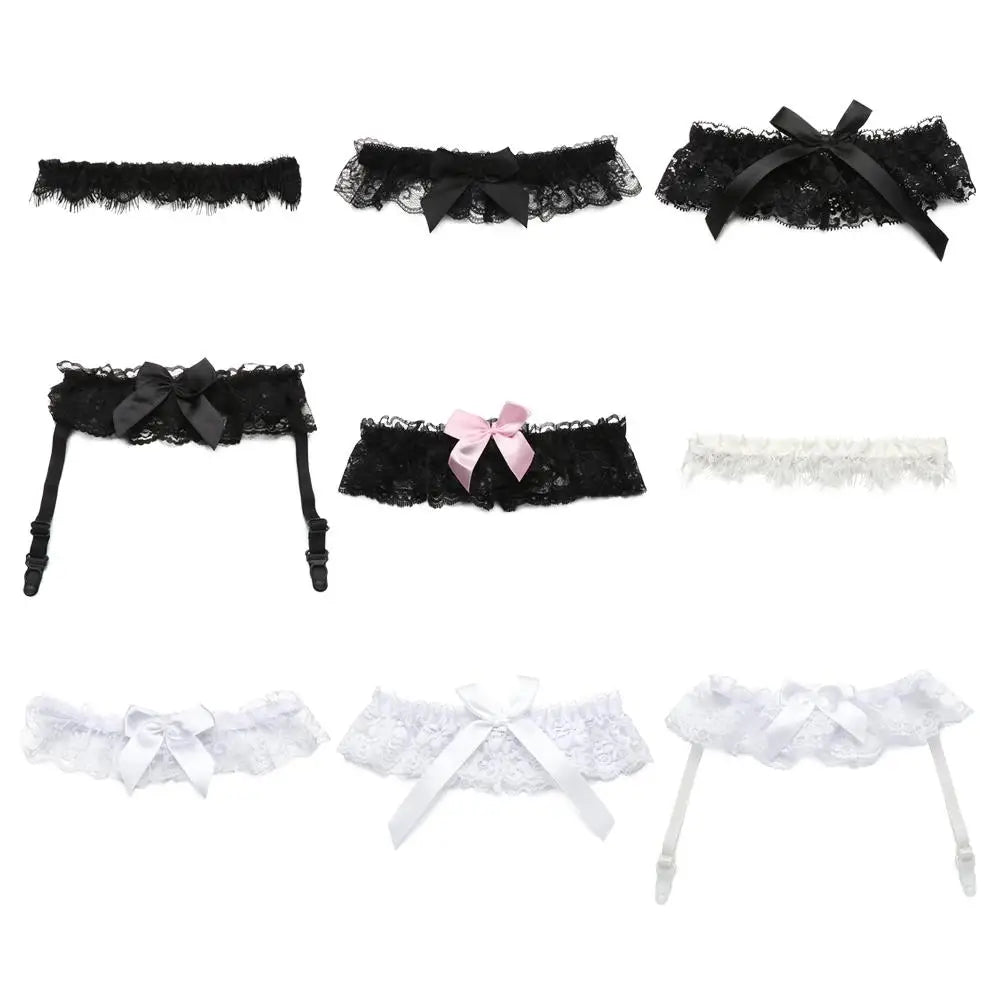 Sexy Lace Elastic Leg Ring Cosplay Party Accessories